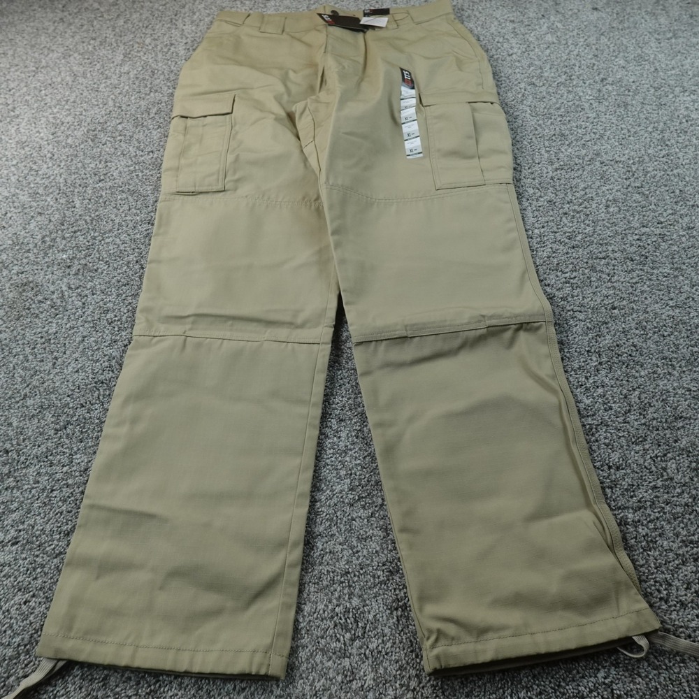 NEW 5.11 Tactical Pants Mens XL Beige Tan Ripstop TDU Cargo Utility Work Outdoor - Picture 2 of 14